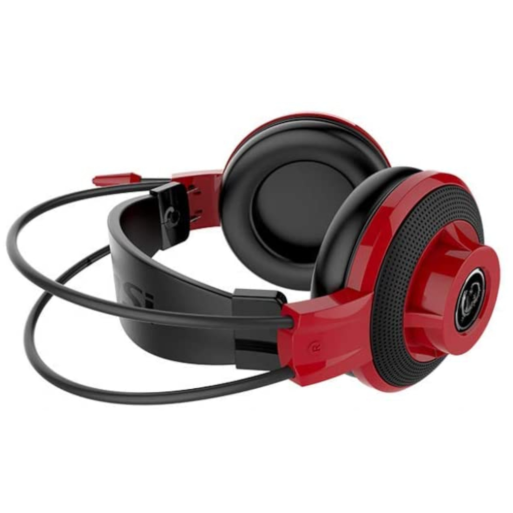 Audífonos con micrófono MSI Gaming DS501, 3.5mm. Rojo/Negro