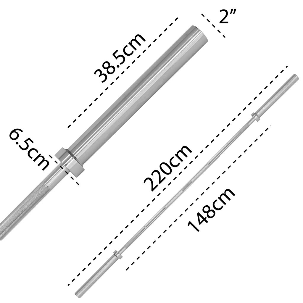 Gimnasio Dimensiones Barra Olimpica Fitness Shop Medidas Barra
