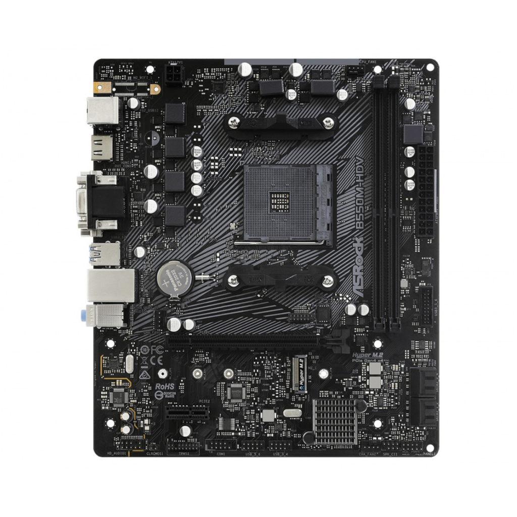 Asrock B550m-Hdv Tarjeta Madre Am4 Ryzen Gen/3 Pcie/4.0