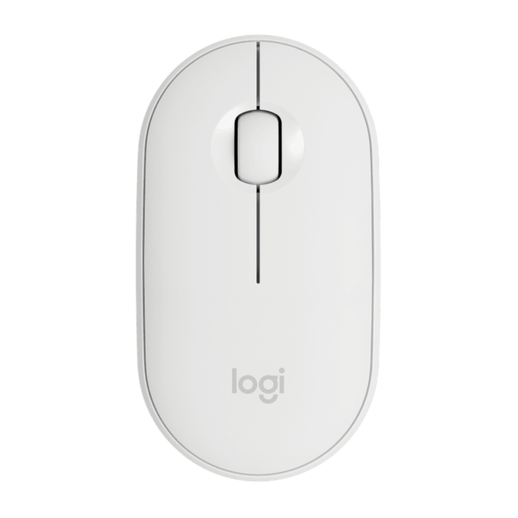 Logitech M350 Mouse Inalambrico Blanco Pebble