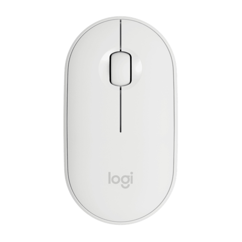 Logitech M350 Mouse Inalambrico Blanco Pebble
