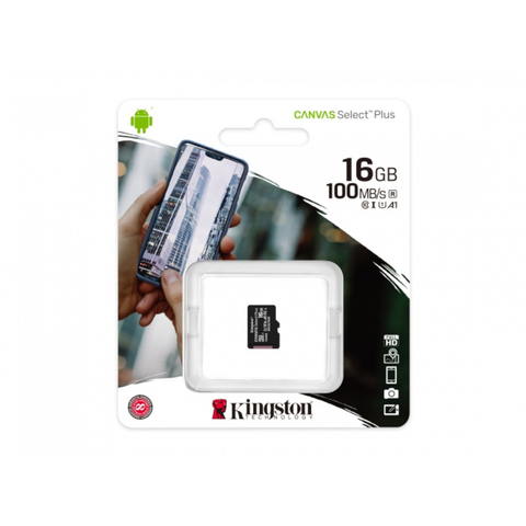 Kingston Memoria Flash Canvas Select Plus, 16 Gb Micro Sdhc