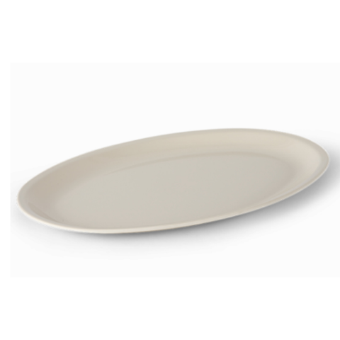 Plato de melamina ovalado 33.9 cms