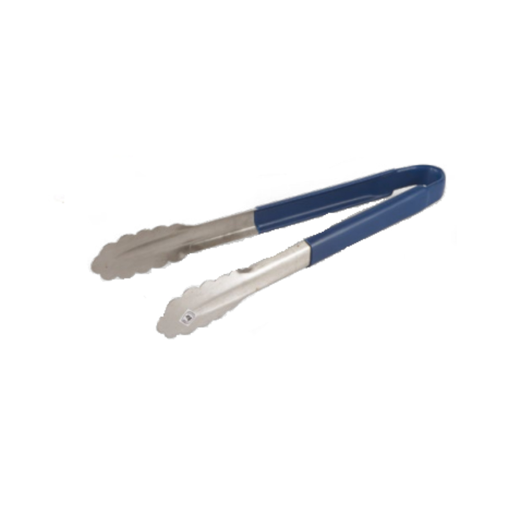 Pinza Acero Inoxidable Cubierta Plastico 12 pulg Azul