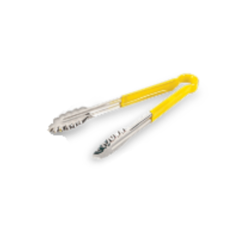 Pinza Acero inoxidable Plastico 12 pulg Color Amarillo
