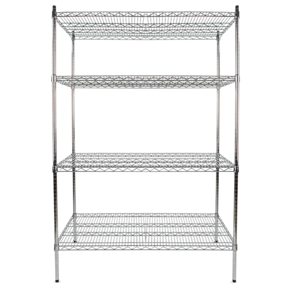 Juego Estantería Cromada Incluye Postes 72 Plg Concasse