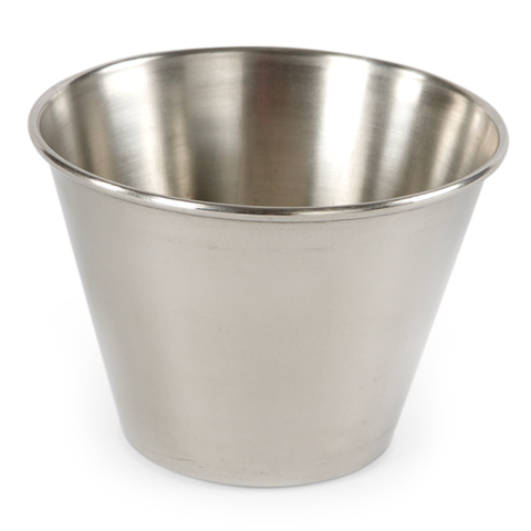 Ramekin Tazon Para Aderezo 8cm Acero Inoxidable 6 Oz 6 pzas