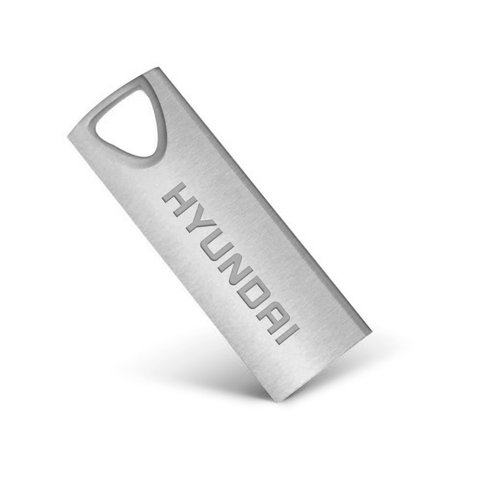 Memoria Usb 2.0 16 Gb Hyundai Bravo Deluxe Metalica Plata - ordena-com.myshopify.com