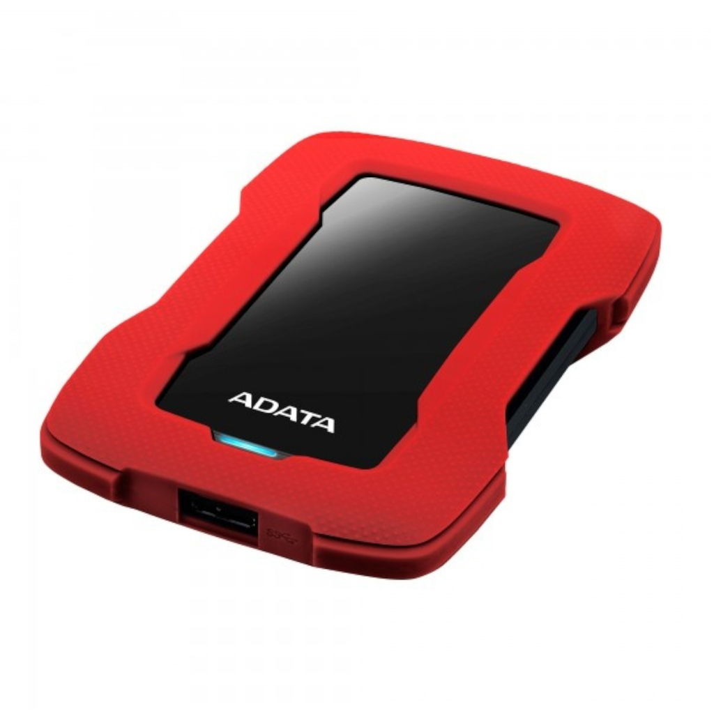 Disco Duro Externo Adata HD330 2.5 pulg, 1TB, USB 3.1, Rojo