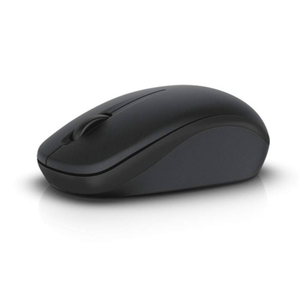 Dell 570-AALK Mouse Óptico WM126, Inalámbrico, USB, 1000DPI, Negro
