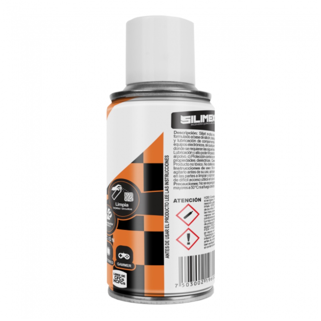 Silimex Silijet E Plus, Lubricante Limpiador Dielectrico P/ Componentes Plastico