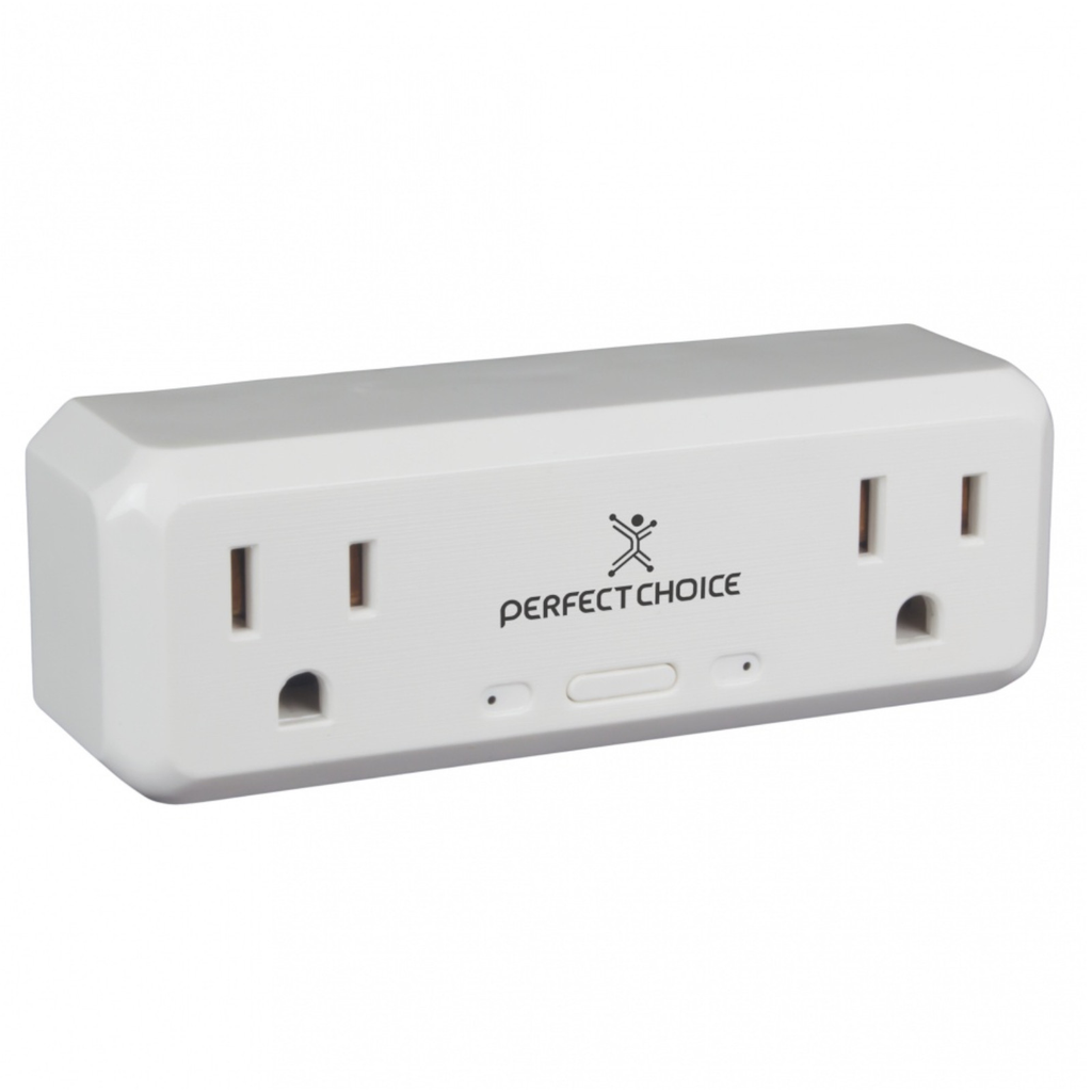 Perfect Choice Smart Plug PC-108177, WiFi, 2 Conectores