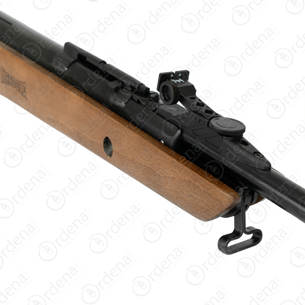 Rifle Deportivo Rm 7000 Mendoza Cargador Calibre 5.5 Barniz