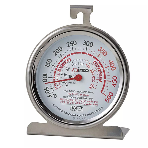 Termómetro de horno tipo dial de 3 pulg