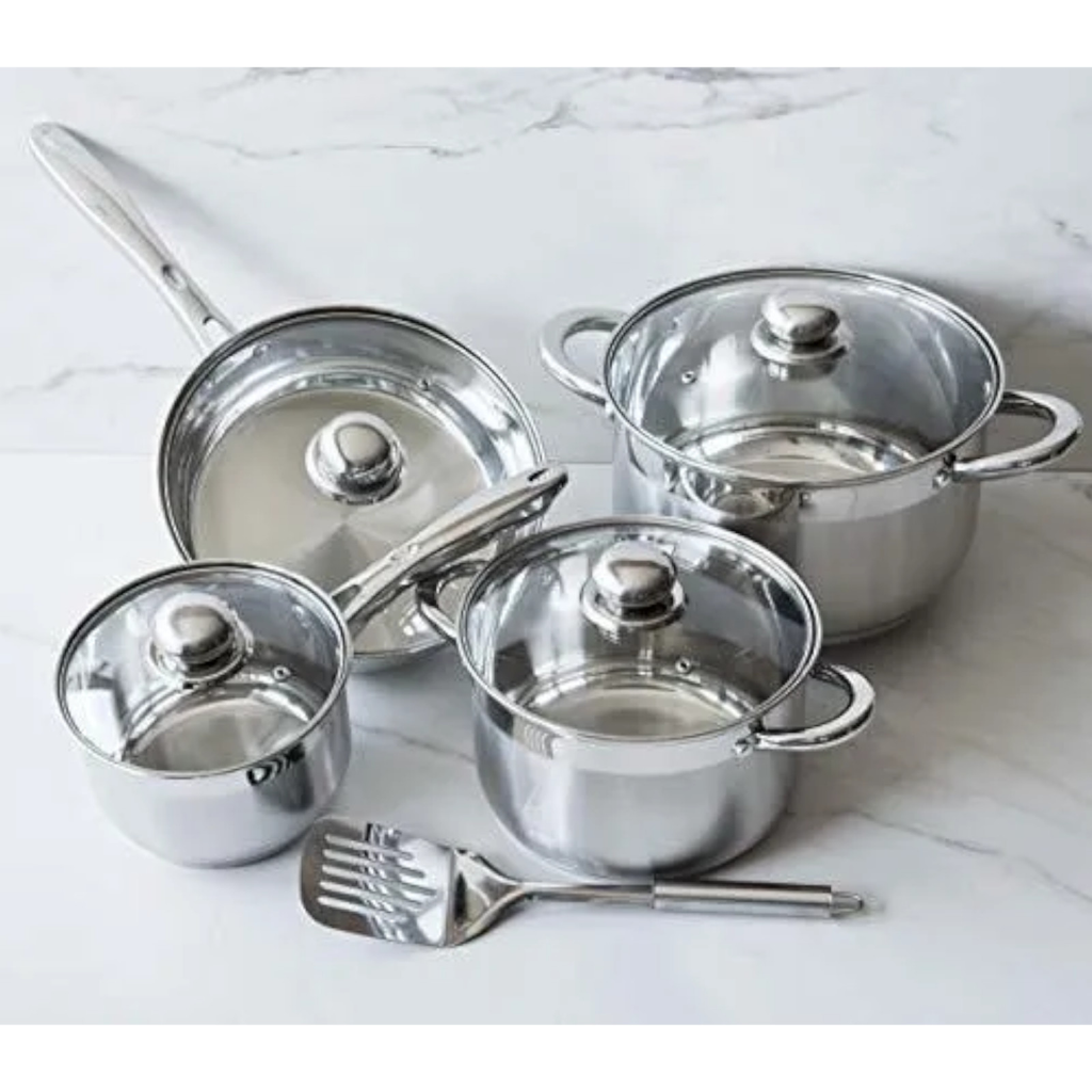 Cinsa Irlanda Batería De Cocina Acero Inoxidable De 9 Piezas