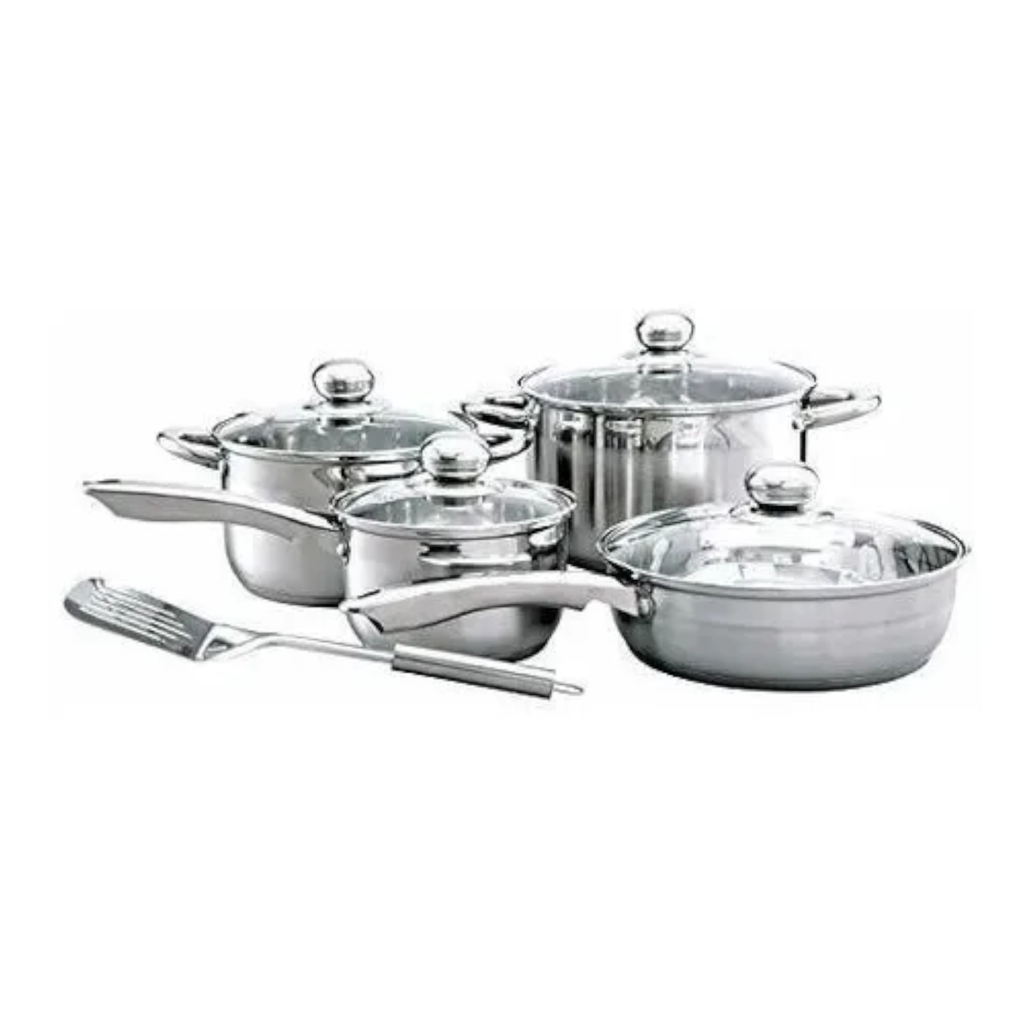 Cinsa Irlanda Batería De Cocina Acero Inoxidable De 9 Piezas