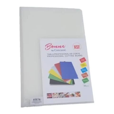 Tabla de corte 18x24x1 pulg blanca