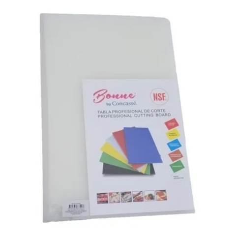 Tabla de corte 18x24x1/2 pulg blanca
