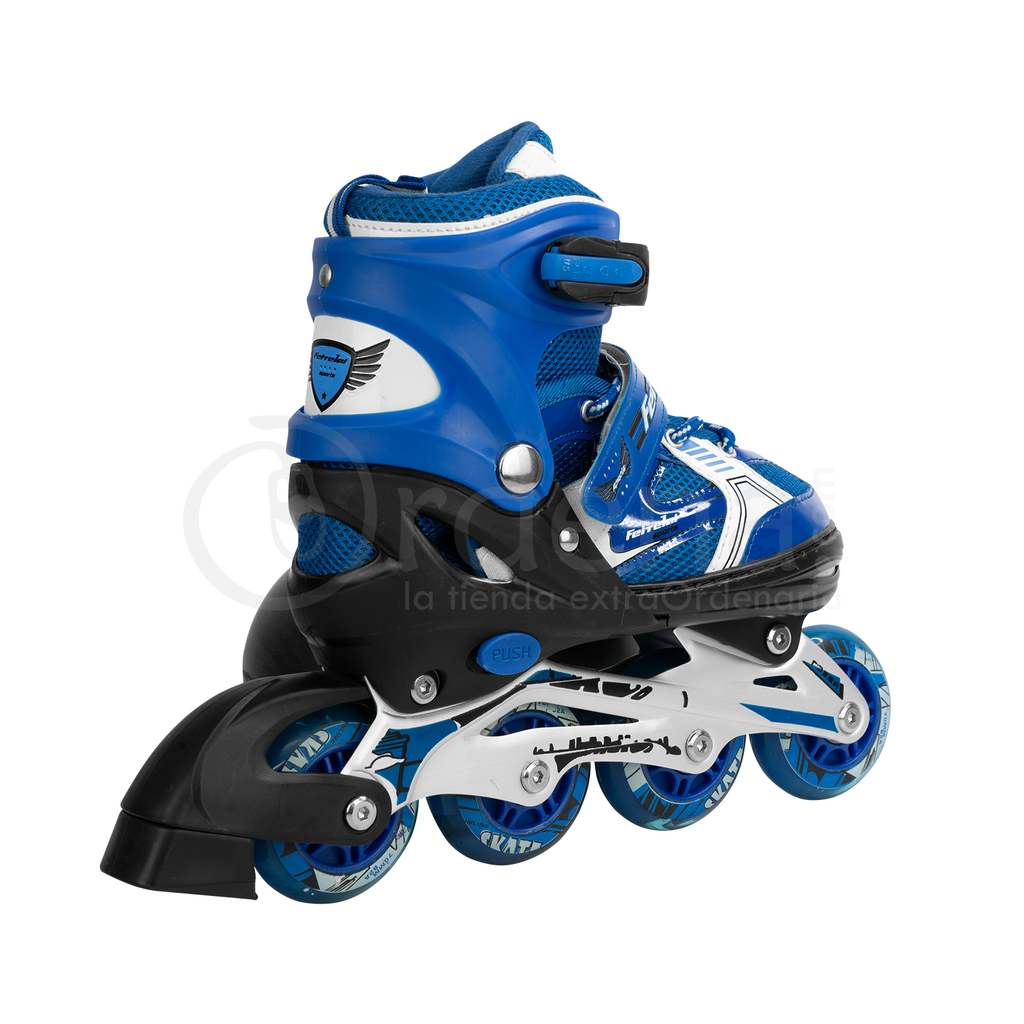 Patines En Linea Ajustables Infantiles Ruedas con Luz Led