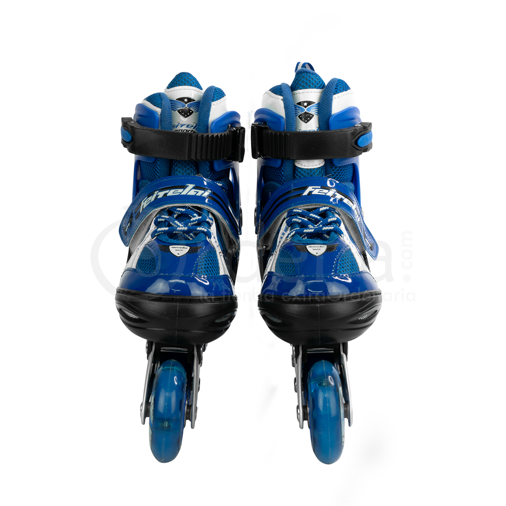 Patines en línea ajustables para niños y adultos, patines con todas las  ruedas iluminadas, OCEROLL Patines intermitentes para exteriores para