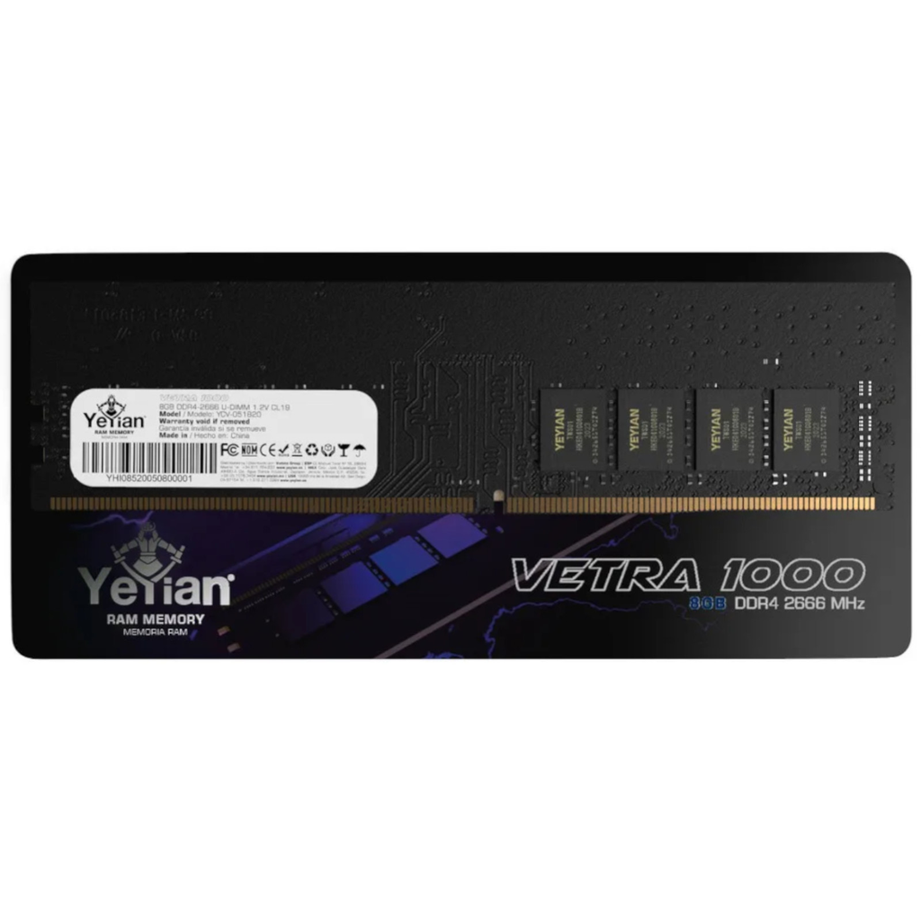 Yeyian Ycv-051820 Memoria Ddr4 Gaming Vetra, 8gb, Mhz 2666