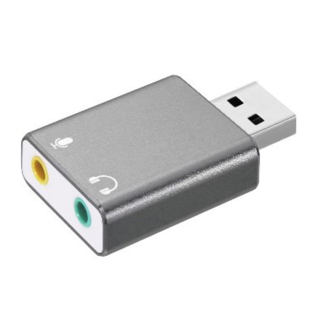 Brobotix Adaptador de Audio USB - 2x 3.5mm, Gris