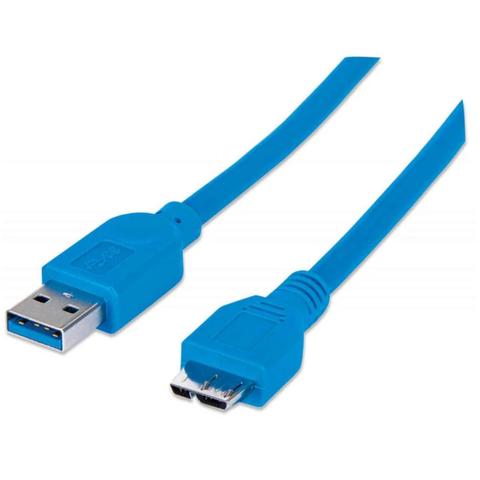 Manhattan 325424 Cable Usb 3.0 A Macho Micro B Macho 2.0 M Azul