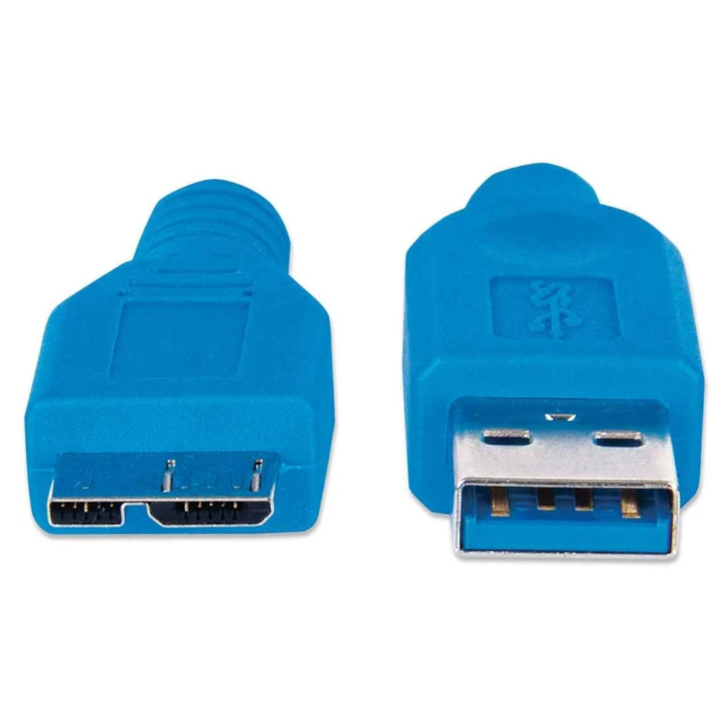 Manhattan 325424 Cable Usb 3.0 A Macho Micro B Macho 2.0 M Azul