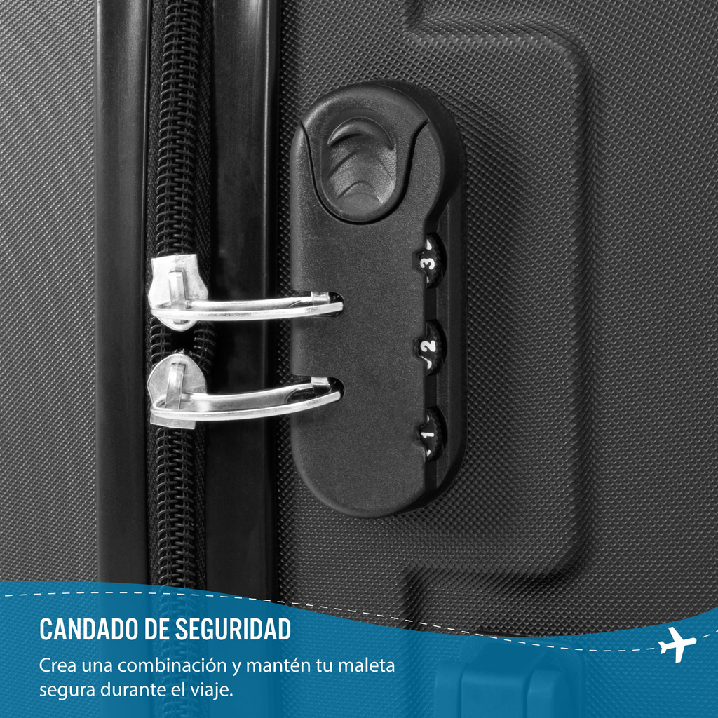 Maletas de Viaje Vacaciones Grandes con Ruedas Rigidas 2 pzs