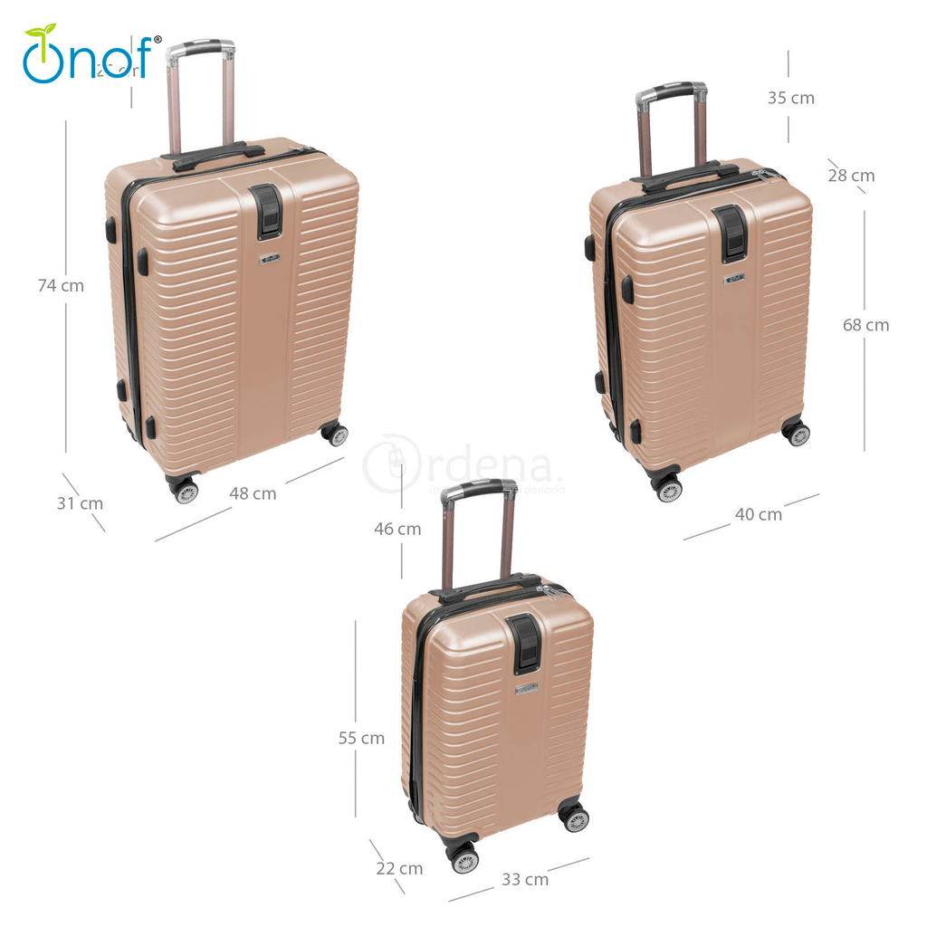 Maletas De Viaje Maleta Set De 3 Rigida Equipaje Ruedas