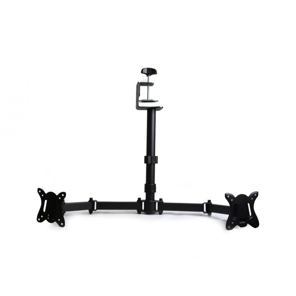 Getttech Tw-1404 Soporte Para 2 Pantallas 10 A 30 10kg ,negr