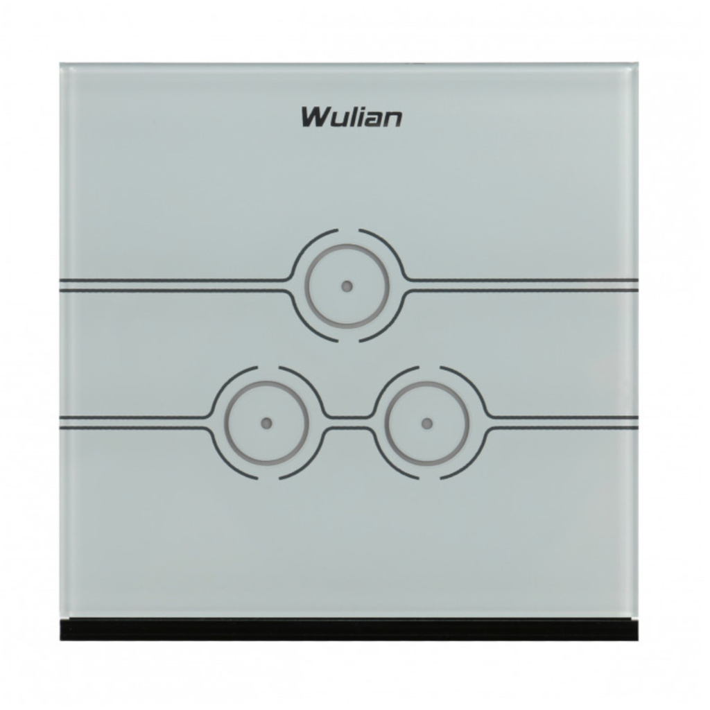 WULIAN SWITCHT3 Apagador Inteligente / Touch L / 3 Botones / 10 Amp / Zigbee