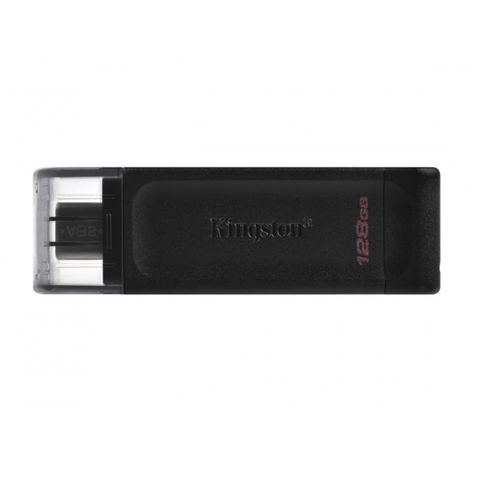 Memoria USB Kingston DataTraveler 70, 128GB, USB-C 3.2 Negro