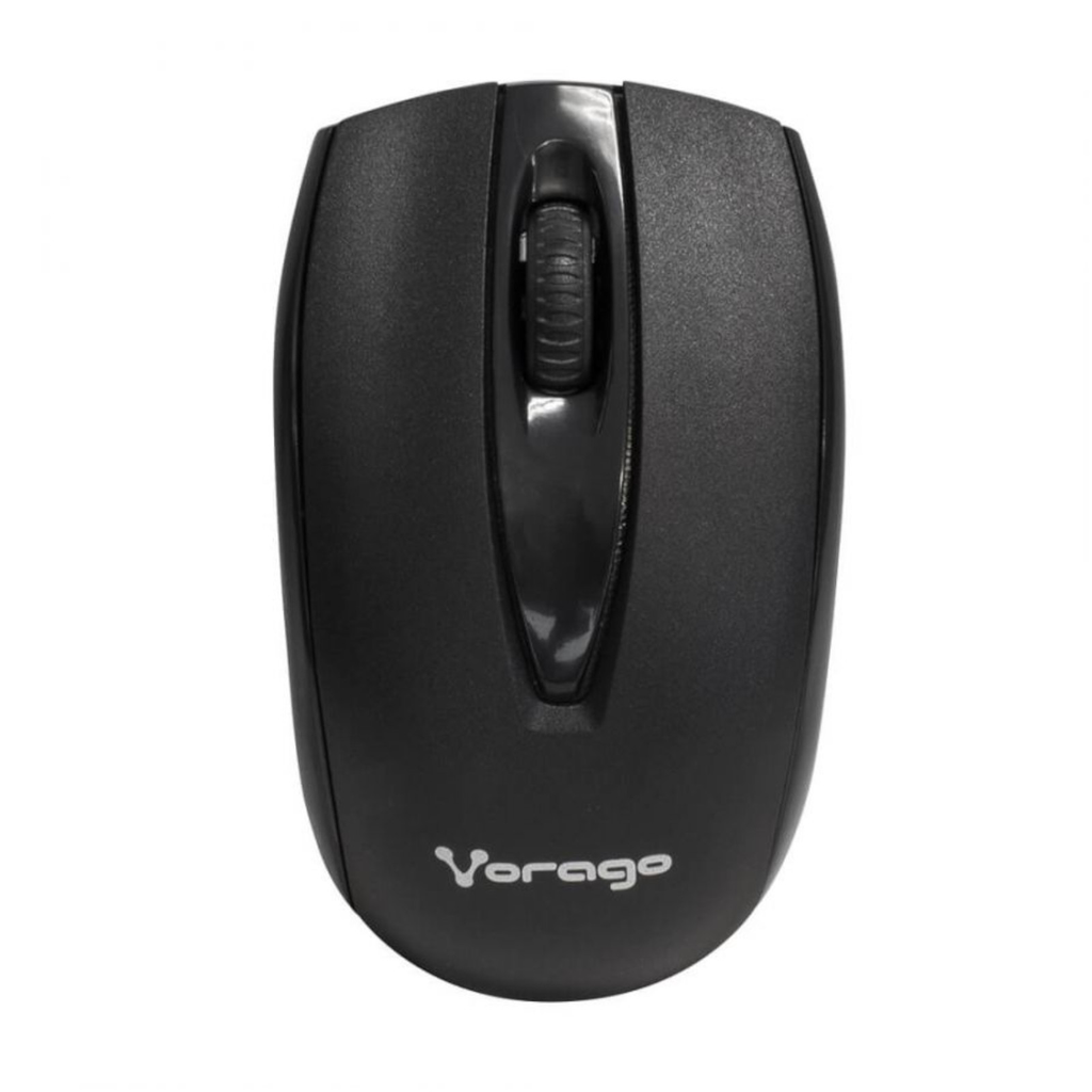 Vorago KM-304 Kit de Teclado y Mouse - Inalámbrico - USB - Multimedia - Negro