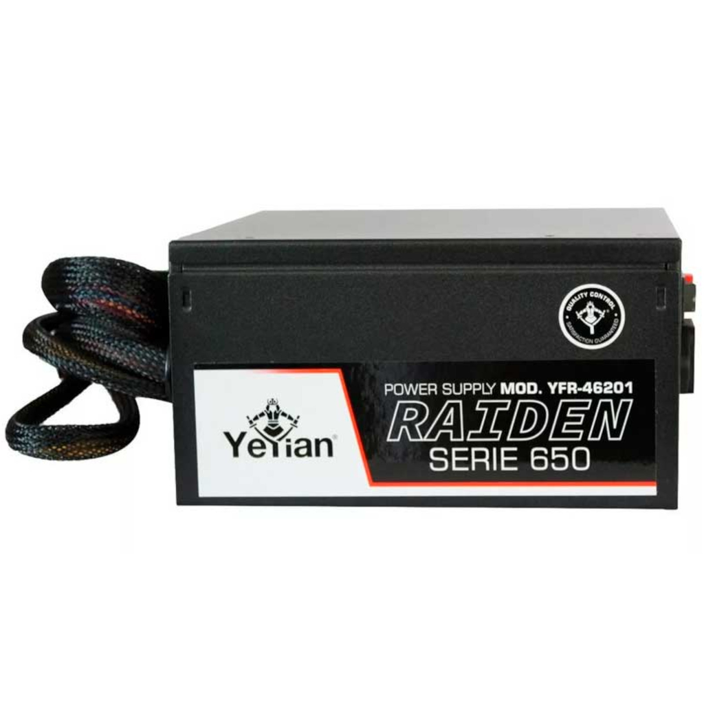 Yeyian YFR-46201 Fuente De Poder Gamer 650w 80 Plus Bronze Rgb Atx