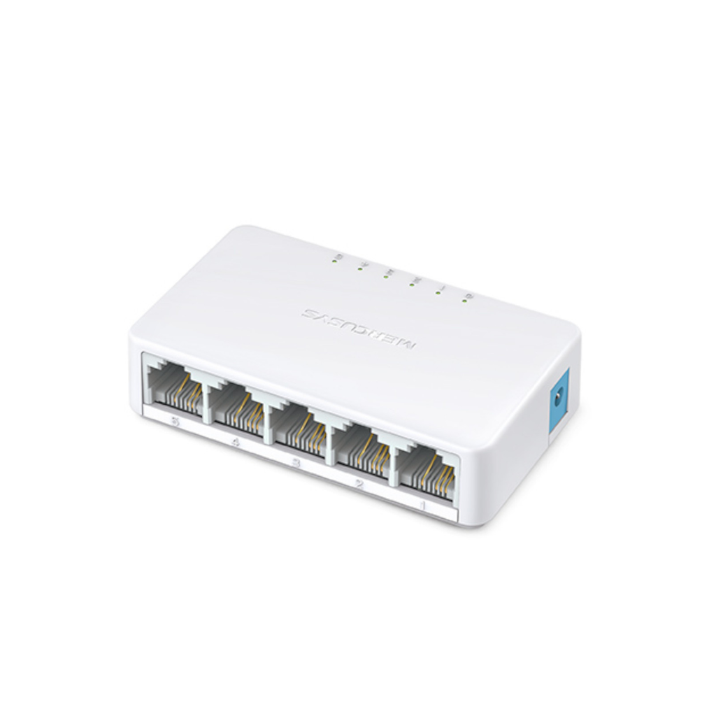 Switch de escritorio de 5 puertos 10 / 100Mbps