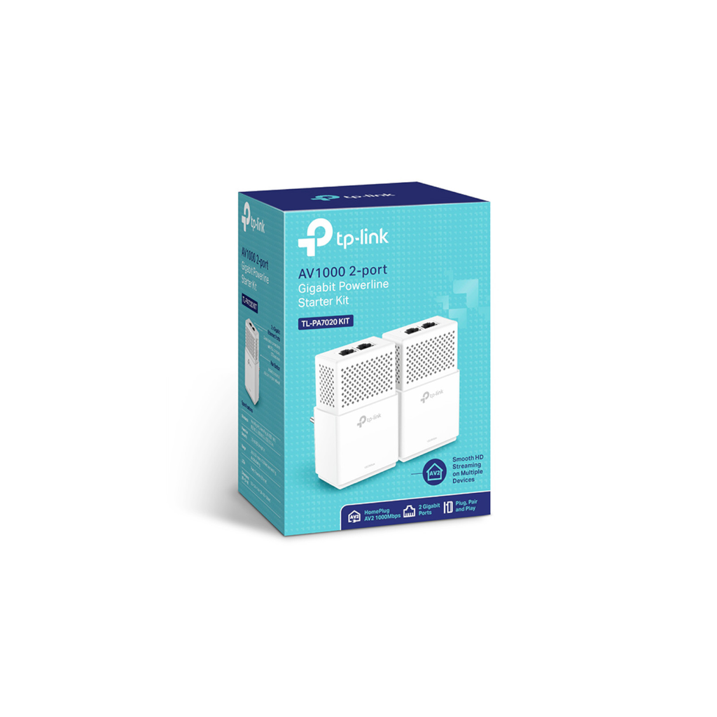 Tplink Kit De Inicio Powerline Av1000 Con 2 Puertos