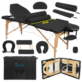 Onof Mb/Fhbls 01 Kit Cama De Masaje Bolster Full/Half Color Negro