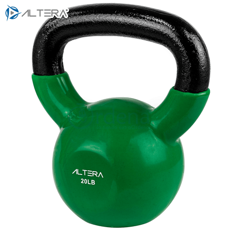 Pesa Rusa Kettlebell Forrada De Vinil Gimnasio 20lb