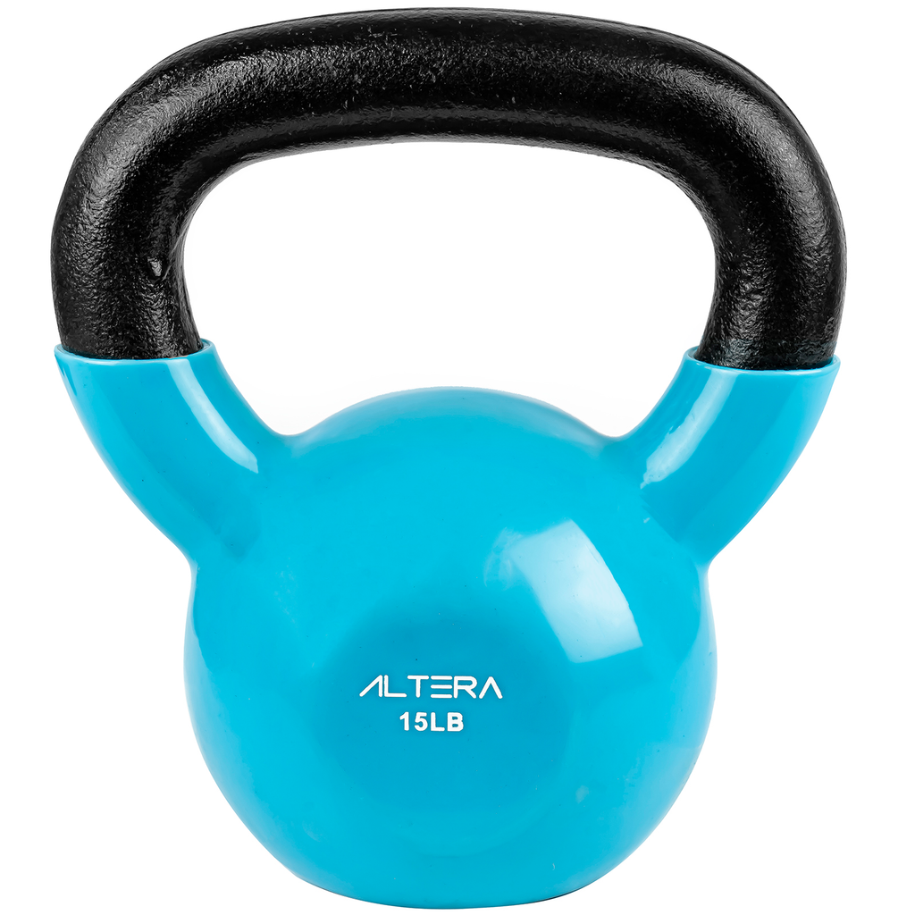 Pesa Kettlebell Rusa Forro Vinil Entrenamiento 15lb