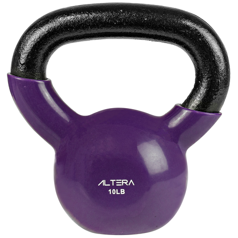 Pesa Rusa Forrada Vinil Kettlebell Gym 10lbs