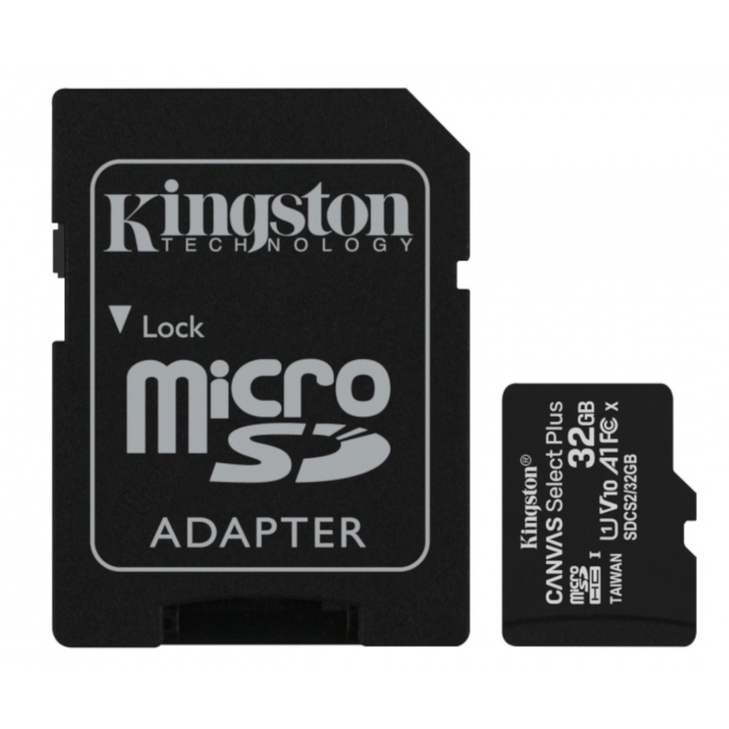 Kingston SDCS2/32 Canvas Memoria Flash Select Plus 32GB MicroSDHC UHS-I Clase 10