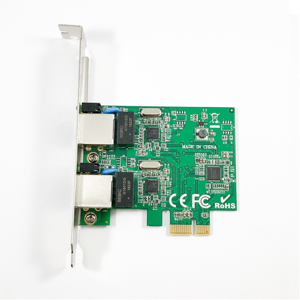 X-Media Adaptador Pci-E Dual Port Gigabit Network