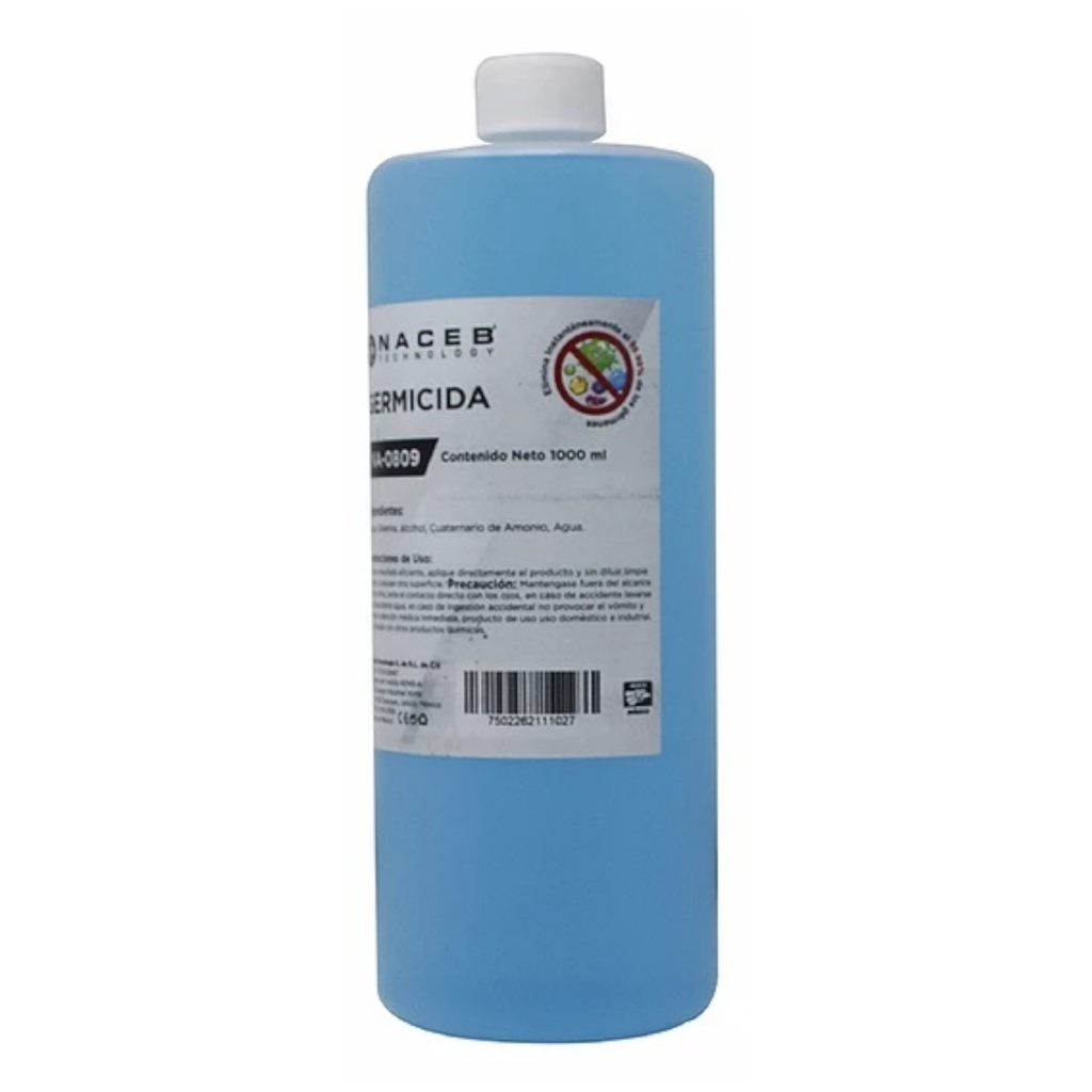 Solución germicida Naceb de 1 litro, NA-0809