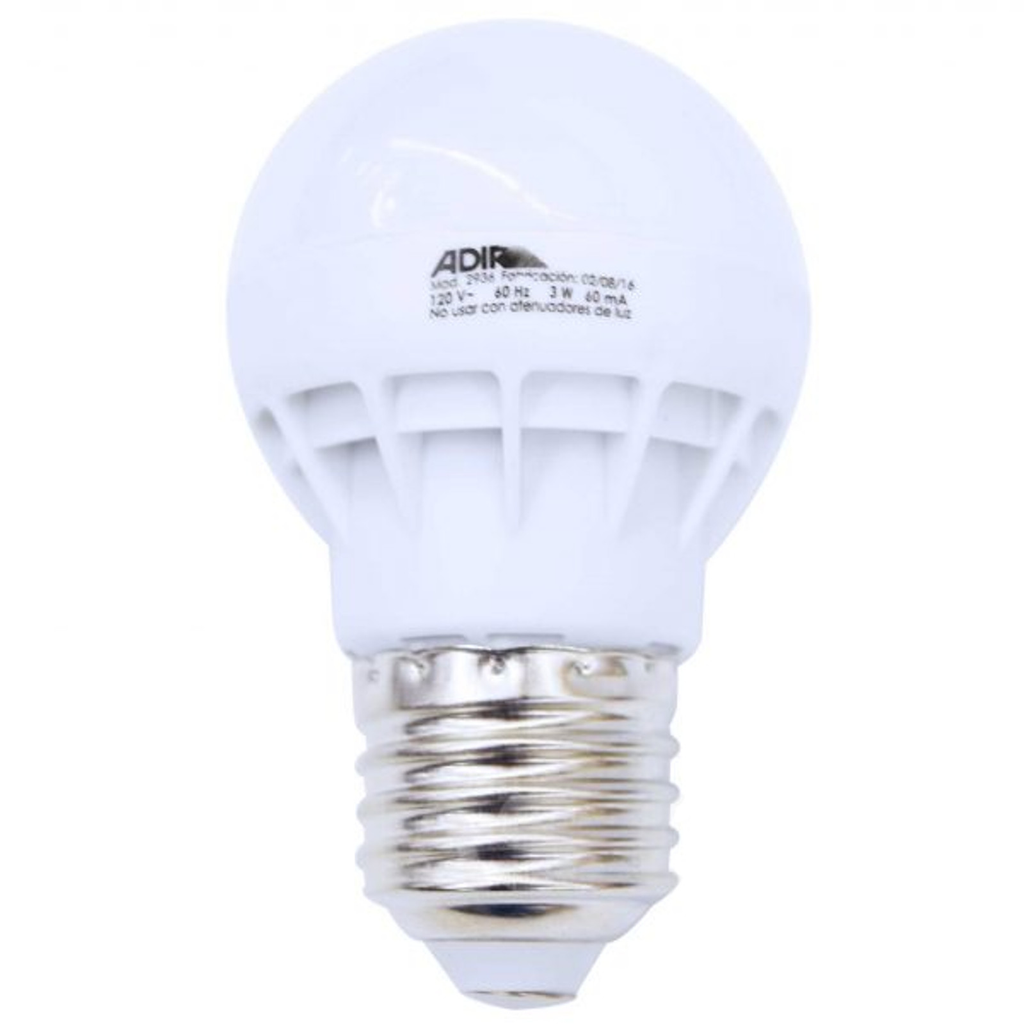 Set de 10 Focos LED Adir Econo Power AD-2936 Luz Blanca 3W