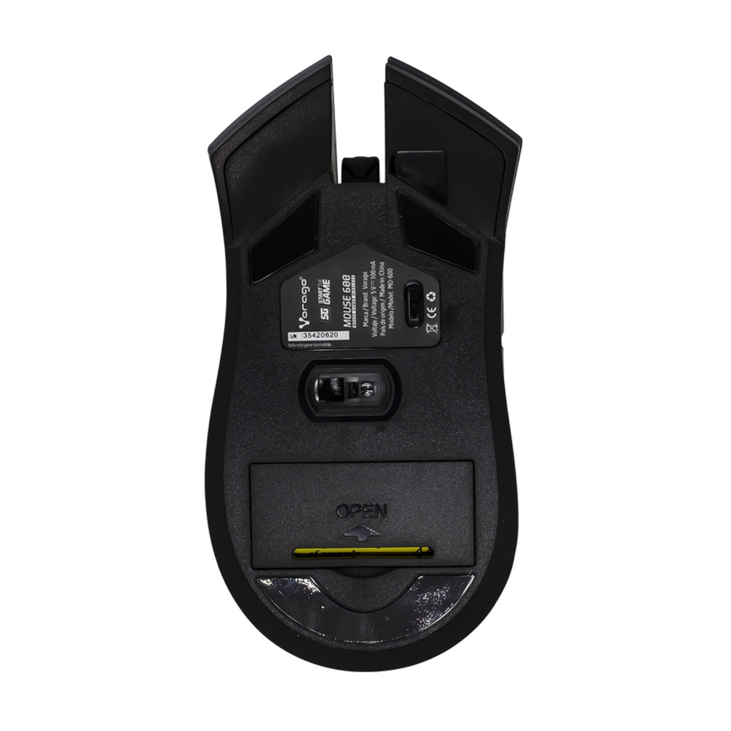 Vorago Mo-600 Mouse Start The Game Wireless 2.4dpis, 6 Bt, Recargable