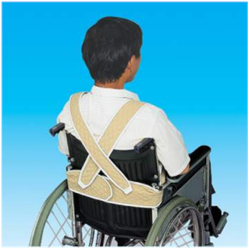 Faja para silla de ruedas, ajustable y fácil de utilizar