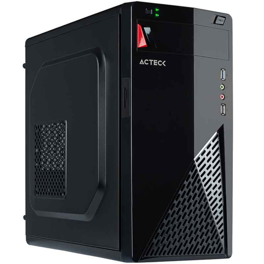 Gabinete Acteck Atx/micro 500w Media Torre Negro Ac-929035