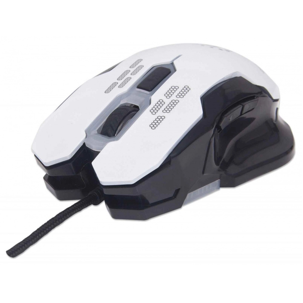 Manhattan 179232 Mouse Optico Gaming Luz Led Dpi Ajustable