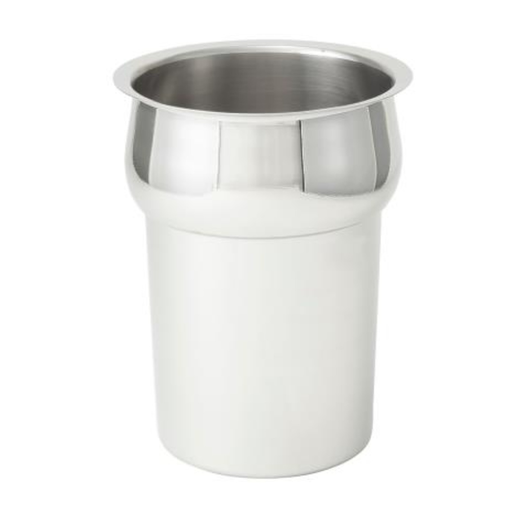WINCO - INS-2.5 - 2 1/2 QT STAINLESS STEEL INSET